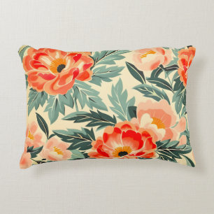 Coussins Décoratifs Aquarelle crémeuse en fleur de poire Vintage