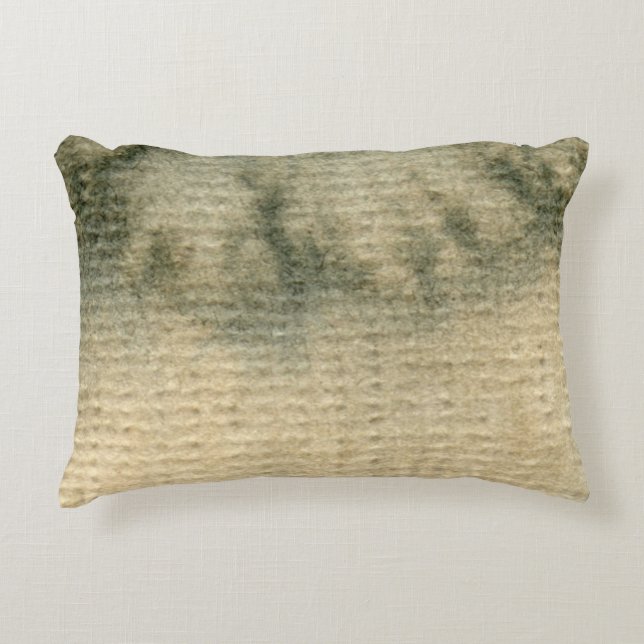 Coussins Décoratifs aquarelle gris-bleue 6 d'arrière - plan (Devant)