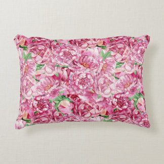 Coussins Décoratifs Aquarelle Pink Peonies