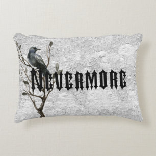 Coussins Décoratifs Aquarelle Raven plus jamais