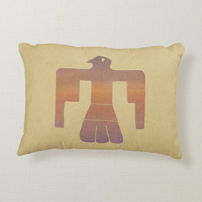 Coussins Décoratifs Aquarelle Thunderbird (Dos)