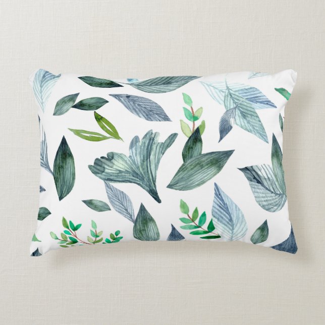 Coussins Décoratifs Aquarelle tombée feuille 11 (Devant)