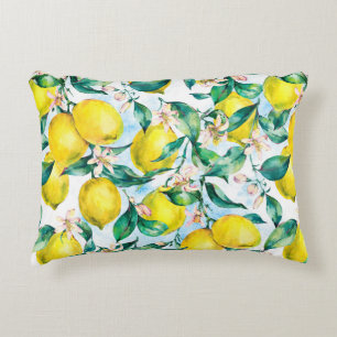 Coussins Décoratifs Aquarelle vintage motif transparent, branche de fr