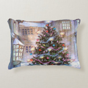 Coussins Décoratifs Arbre de Noël Vintage