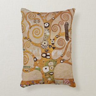 Coussins Décoratifs Arbre de vie de Gustav Klimt, Art Nouveau stylisé