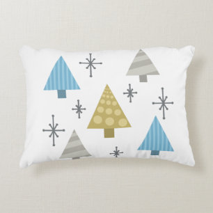Coussins Décoratifs Arbres de Noël rétro des années 50
