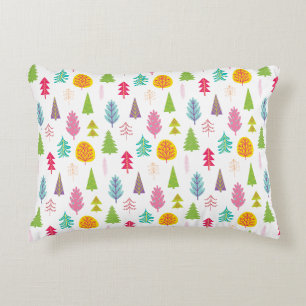 Coussins Décoratifs Arbres de Noël Whimsical colorés