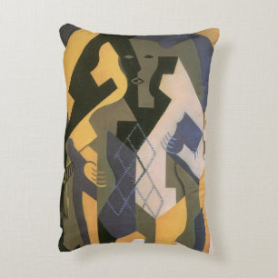 Coussins Décoratifs Arlequin à la table de Juan Gris, Cubisme Vintage