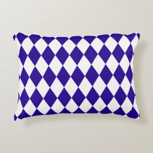Coussins Décoratifs Arlequin bleu Ultramarine