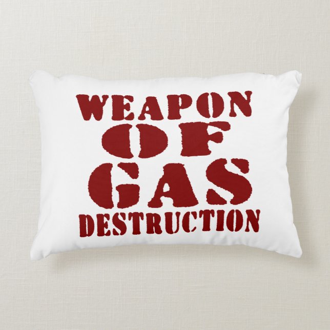 Coussins Décoratifs Arme De Destruction Du Gaz (Devant)