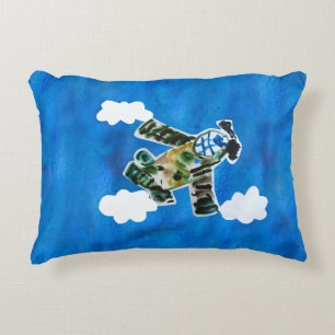 Coussins Décoratifs Army Jet "Art by Kids"