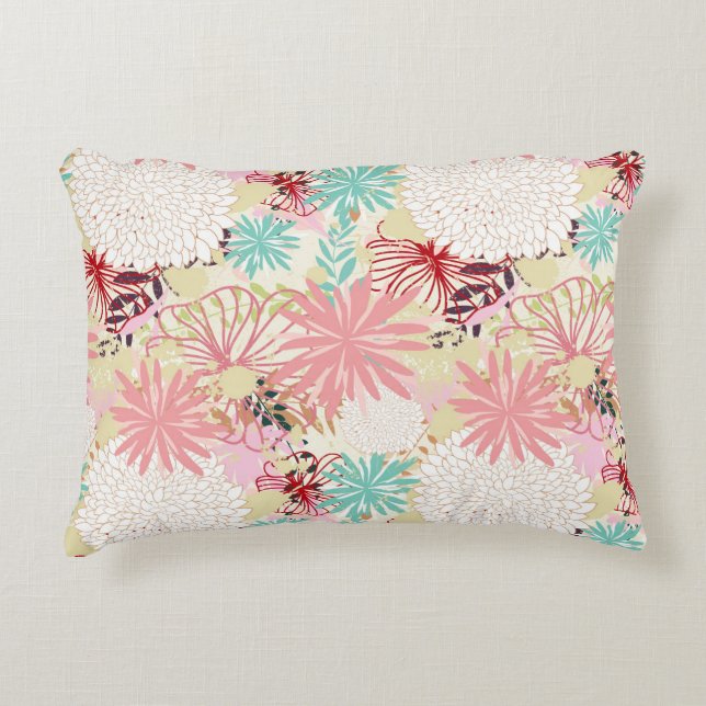 Coussins Décoratifs Arrière - plan floral 4 (Devant)