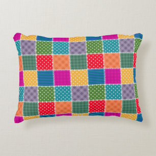 Coussins Décoratifs Arrière - plan Patchwork : Mélange de Motifs diver