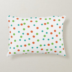 Coussins Décoratifs Arrière - plan sans couture avec motif pois. Polka