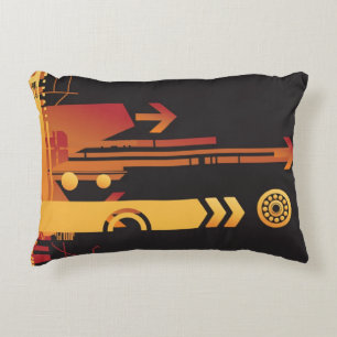 Coussins Décoratifs Arrière - plan tramé technique 2