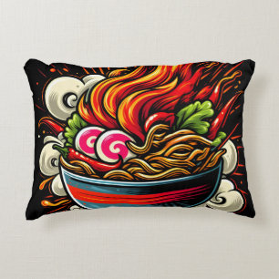Coussins Décoratifs Art de rue de nouilles japonaises Ramen épicées