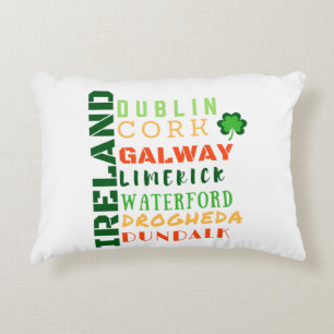 COUSSINS DÉCORATIFS ART DU MÉTRO IRLANDE