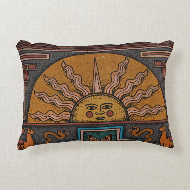 Coussins Décoratifs Art Inca (Devant)
