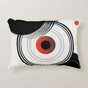 Coussins Décoratifs Art minimaliste de cercles géométriques abstraits 