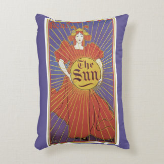 Coussins Décoratifs Art Nouveau vintage, Journal Le Soleil de New York