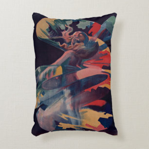 Coussins Décoratifs Art Nouveau vintage, Loie Fuller au Folies Bergere