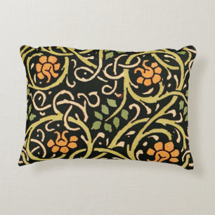Coussins Décoratifs Arts et artisanat vintage motif floral Roycroft