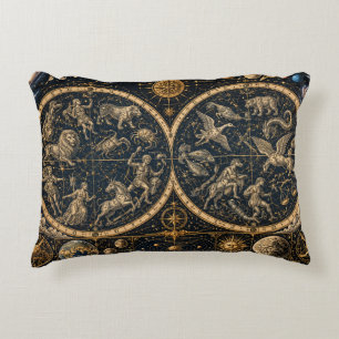 Coussins Décoratifs Atlas antique des constellations du zodiaque