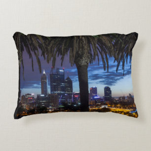 Coussins Décoratifs Australie, Perth, vue panoramique de la ville depu