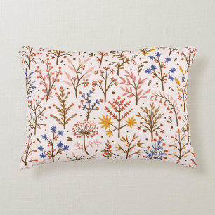 Coussins Décoratifs Automne Floral Motif sans couture. Doodle Plante, 