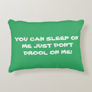 COUSSINS DÉCORATIFS AVERTISSEMENT DE SOMMEIL