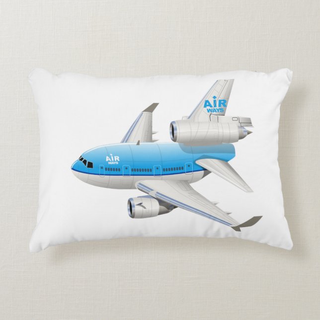 Coussins Décoratifs Avion de dessin (Devant)