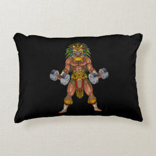 Coussins Décoratifs Aztec Warrior Weightlifting