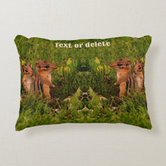 Coussins Décoratifs Baby Chipmunks Animal Art Personnalisé