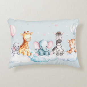 Coussins Décoratifs Baby Zebra avec tous ses amis