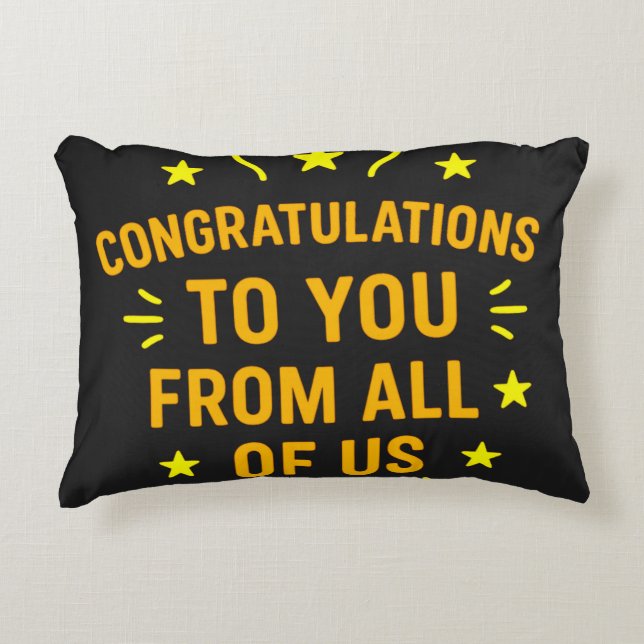 Coussins Décoratifs Back to School Congratulations – Quote  (Devant)