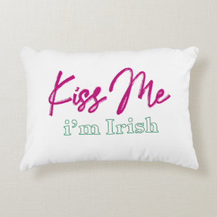 Coussins Décoratifs 'baise-moi, je suis irlandaise' T-Shirt