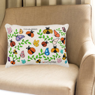 Coussins Décoratifs Baisers à papillon Ladybug Hugs Décor pour enfants