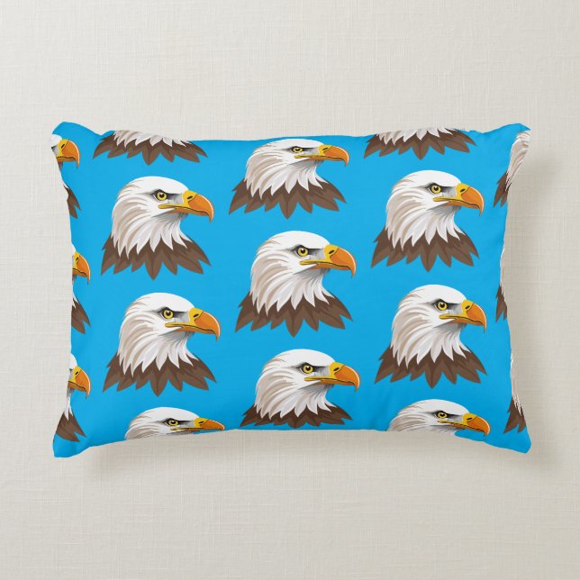 Coussins Décoratifs Bald eagle head (Devant)