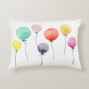 Coussins Décoratifs Ballons d'aquarelle