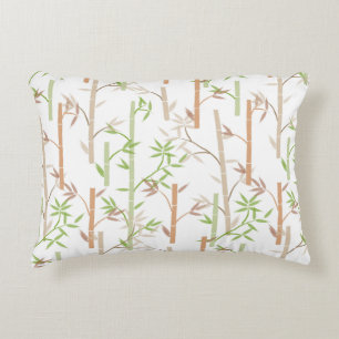 Coussins Décoratifs Bambou Foliage Oriental Feuilles de verdure