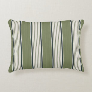 Coussins Décoratifs Bandes de verdure françaises vintage - Fermes neut