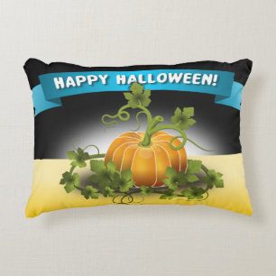 COUSSINS DÉCORATIFS BANNIÈRE 'HAPPY HALLOWEEN'