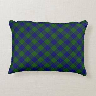 Coussins Décoratifs Barclay clan tartan bleu vert plaid