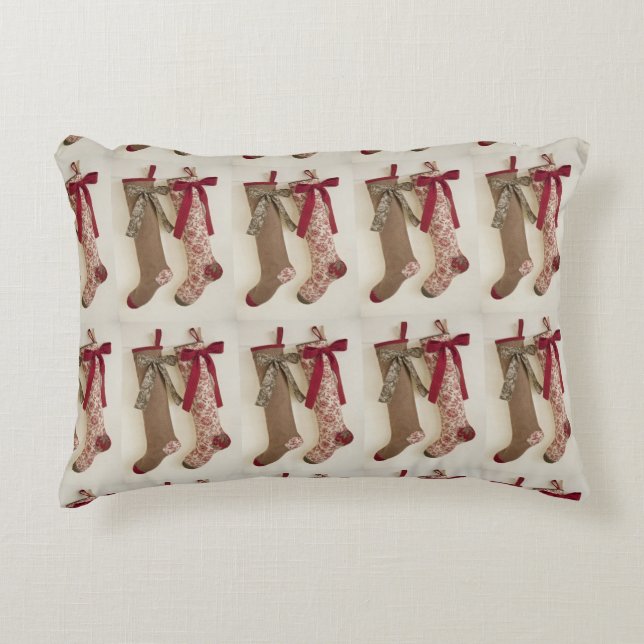COUSSINS DÉCORATIFS ***BAS DE NOËL*** (Devant)
