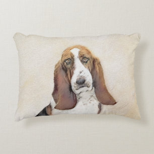 Coussins Décoratifs Basset Hound Peinture - Cute Original Chien Art