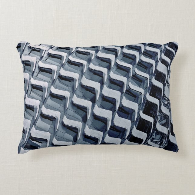 Coussins Décoratifs Bâtiment en hauteur gris (Devant)