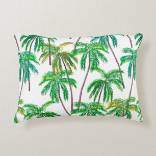Coussins Décoratifs Beau acrylique continu motif d'été floral w