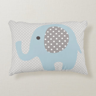 Coussins Décoratifs Beau bébé éléphant bleu bleu bébé