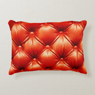 Coussins Décoratifs Beau canapé en cuir avec boutons