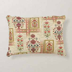 Coussins Décoratifs Beau motif de fleur moghole sans couture avec moti